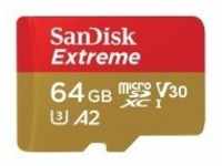 SanDisk Extreme microSDXC card 64 GB for Mobile Gaming 170MB/s 80MB/s A2 C10 V30