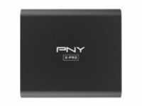 PNY X-PRO SSD 1 TB extern tragbar USB 3.2 Gen 2x2 (PSD0CS2260-1TB-RB)