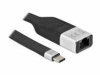 Delock FPC Flachbandkabel USB Type-C zu Gigabit LAN 10/100/1000 Mbps 15 cm