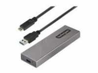 StarTech.com USB-C 10Gbps to M.2 NVMe or SATA SSD Enclosure Tool-free PCIe/SATA...