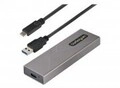 StarTech.com USB-C 10Gbps to M.2 NVMe or SATA SSD Enclosure Tool-free PCIe/SATA NGFF
