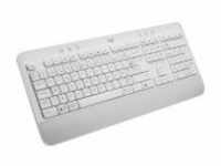 Logitech Signature K650 Tastatur kabellos Bluetooth LE AZERTY Französisch Off-White