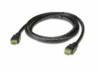 ATEN 10 m HDMI Typ A Standard A 4096 x 2160 Pixel Schwarz High Speed Cable with