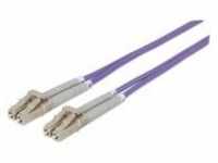 Intellinet Patch-Kabel LC Multi-Mode M bis M 3 m Glasfaser 50/125 Mikrometer OM4