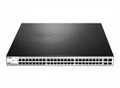 D-Link 52-Port Layer2 Smart Managed 48x PoE Gigabit Switch Glasfaser LWL 1 Gbps Power