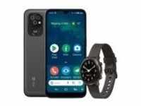 Doro 8100+ Watch schwarz Bundle Smartphone (380512)