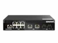 QNAP 6 port 2.5Gbps 2 ports NAS 2.500 Mbps (QSW-M2106R-2S2T)