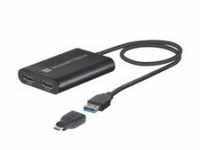 Sonnet USB-C auf Dual HDMI Adapter silber Digital/Daten Digital/Display/Video