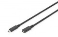 DIGITUS USB Type-C Verl&auml;ngerungskabel C bis USB-C W 20 V 5 A 2 m 4K Unterst&uuml;tzung