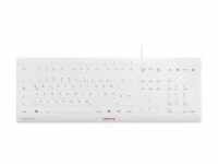 Cherry TAS STREAM PROTECT Keyboard Corded DE-Layout weiß Tastatur (JK-8502DE-0)