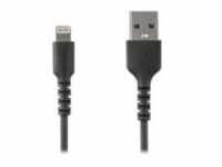 StarTech.com 3.3 ft 1m USB to Lightning Cable Apple MFi Certified Black
