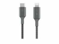 Belkin Smart LED USB-C to Lightning Cable Grey Grau (CAA006BT04GR)