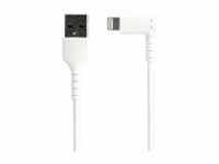 StarTech.com Cable White Angled Lightning to USB 1m Kabel Digital/Daten Weiß