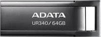 ADATA AROY-UR340-64GBK, ADATA UR340 64 GB USB Typ-A 3.2 Gen 2 3.1 2 100 MB/s Kappe
