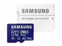 Samsung PRO Plus 512 GB microSD UHS-I U3 Full HD 4K UHD 180MB/s Read 130MB/s...