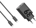 Motorola Solutions TurboPower USB-C Wall Charger incl. Cable 68W Black Ladeger&auml;t