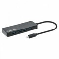 Manhattan 7-Port USB 3.2 Gen 1 Typ-C Hub USB-C-Stecker auf sieben USB-A-Buchsen 5