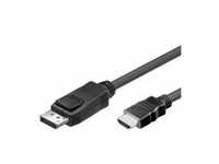 Good Connections Anschlusskabel DisplayPort 1.2 an HDMI 24K vergoldete Kontakte OFC
