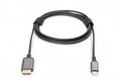 DIGITUS USB-C HDMI&reg; Video-Adapterkabel UHD 4K / 30 Hz Schwarz (DA-70821)