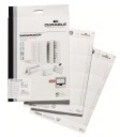 Durable Wei&szlig; 60 x 90 mm 150 g/m&sup2; 160 Karten 20 Bogen x 8 Namensbadge-Karten f&uuml;r