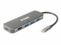 D-Link 5-IN-1 USB-C HUB DOCKING Kabel Digital/Daten Digital/Display/Video (DUB-2333)
