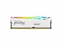 Kingston FURY Beast 32 GB DIMM 5600MT/s DDR5 CL36 Kit of 2 White RGB EXPO
