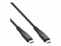InLine USB4 Kabel USB Typ-C Stecker/Stecker PD 240W 8K60Hz TPE schwarz...