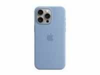 Apple Hintere Abdeckung für Mobiltelefon kompatibel mit MagSafe Silikon Winter Blue