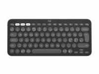 Logitech Pebble Keys 2 K380s Wireless Keyboard Tonal Graphite Nordi Tastatur