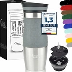 Milu Isolierbecher-Set to go, grau, 370 ml Inhalt: 1 Stck.