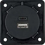 Berker USB-A / USB-C Steckdose 2-fach 230 V anthrazit