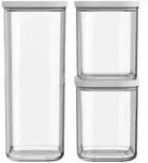Mepal Modula Vorratsdosen Starterset 3 teilig 1000 / 1000 / 2000 ml wei&szlig;