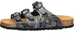 Lico Bioline Lady Power Damen Pantolette schwarz/silber