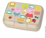 Koziol Candy L Peppa Pig Lunchbox mit Trennschale 19 x 13,5 x 6,5 cm organic...