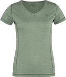 Fj&auml;llr&auml;ven Abisko Cool Damen Funktionsshirt olive L - Damenshirts, -blusen &