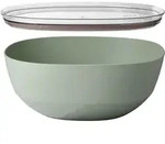 Mepal Silueta Servierschale mit Deckel 5000 ml Nordic sage