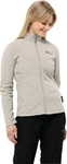 Jack Wolfskin Taunus Damenfleecejacke hellgrau XL - Damenjacken
