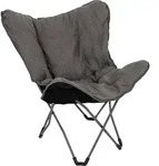 Bo-Camp Urban Outdoor Grainger L Schmetterlingsstuhl Grau