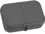 Koziol Pascal L Lunchbox mit Trennsteg nature ash grey