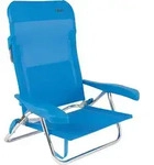 Crespo AL/221-M Beach Chair Strandstuhl hellblau