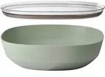 Mepal Silueta Servierschale mit Deckel 4000 ml Nordic sage