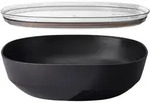Mepal Silueta Servierschale mit Deckel 4000 ml Nordic black