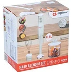 Alpina Stabmixer-Set 400 W mit 500-ml-Zerkleinerer und Schneebesen