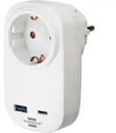 Brennenstuhl Steckdosenadapter 230 V USB-C Power Delivery 20 W USB-A 18 W
