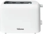 Tristar Toaster mit 6 Stufen inklusive Br&ouml;tchenaufsatz wei&szlig; 650 W Premium