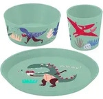 Koziol Kids Kindergeschirr-Set 3-tlg. organic green rex