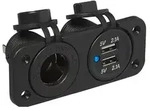 ProPlus Einbau Kit - Doppelsteckdose und USB
