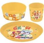 Koziol Connect Paw Patrol Geschirr-Set 3-tlg. organic yellow