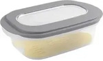 Sunware Sigma home Aufschnittdose f&uuml;r K&auml;se transparent grau