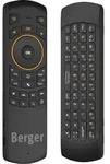 Berger Universal Funkfernbedienung mit Tastatur und Air Mouse